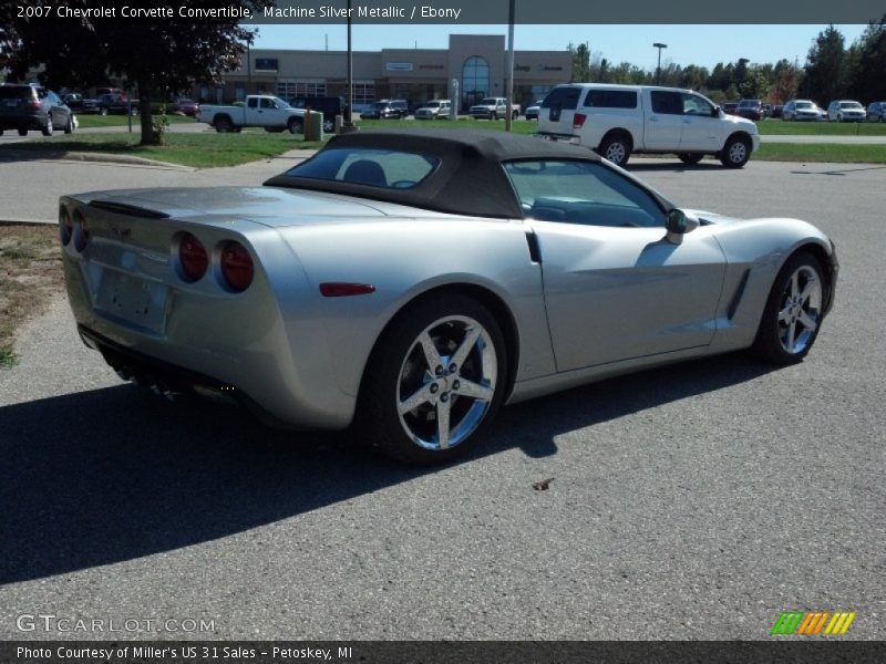 Machine Silver Metallic / Ebony 2007 Chevrolet Corvette Convertible