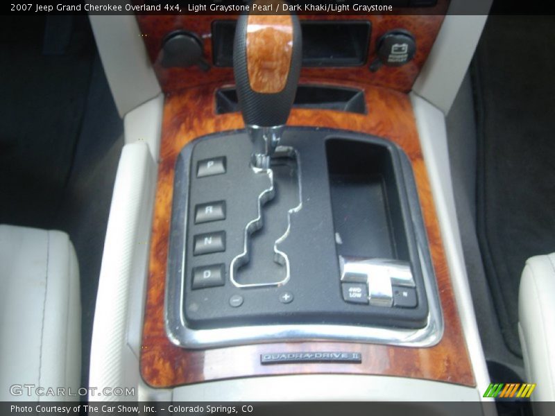 Light Graystone Pearl / Dark Khaki/Light Graystone 2007 Jeep Grand Cherokee Overland 4x4