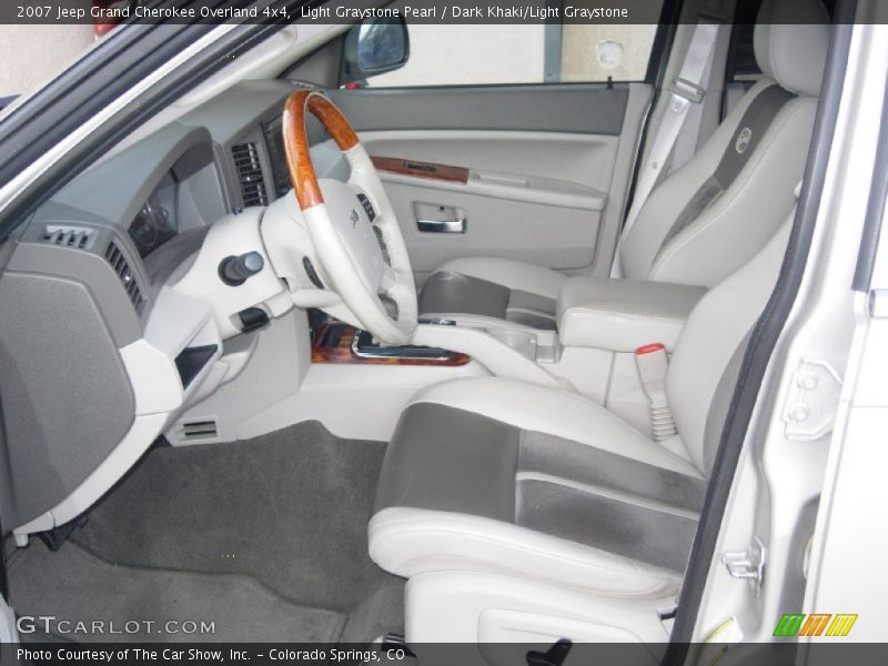 Light Graystone Pearl / Dark Khaki/Light Graystone 2007 Jeep Grand Cherokee Overland 4x4