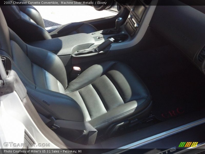 Machine Silver Metallic / Ebony 2007 Chevrolet Corvette Convertible