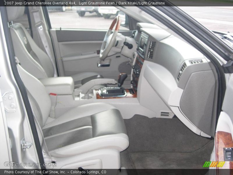 Light Graystone Pearl / Dark Khaki/Light Graystone 2007 Jeep Grand Cherokee Overland 4x4