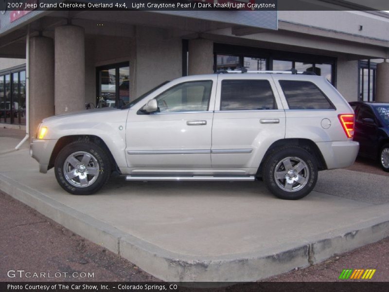 Light Graystone Pearl / Dark Khaki/Light Graystone 2007 Jeep Grand Cherokee Overland 4x4
