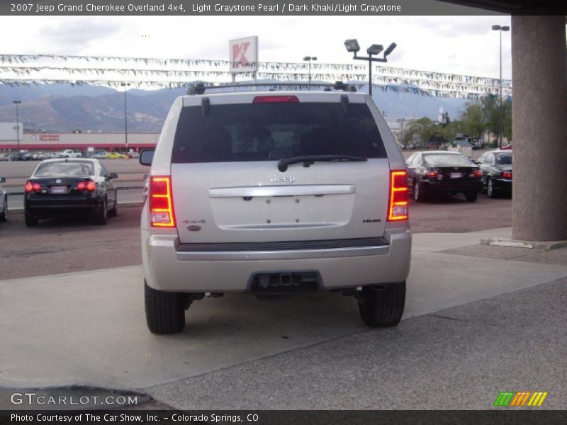 Light Graystone Pearl / Dark Khaki/Light Graystone 2007 Jeep Grand Cherokee Overland 4x4