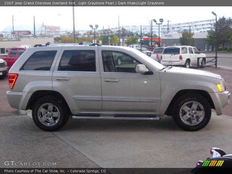 Light Graystone Pearl / Dark Khaki/Light Graystone 2007 Jeep Grand Cherokee Overland 4x4