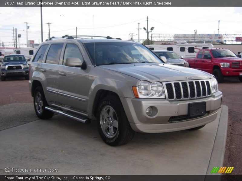 Light Graystone Pearl / Dark Khaki/Light Graystone 2007 Jeep Grand Cherokee Overland 4x4