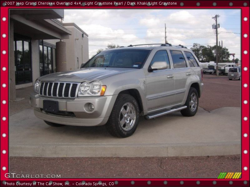 Light Graystone Pearl / Dark Khaki/Light Graystone 2007 Jeep Grand Cherokee Overland 4x4
