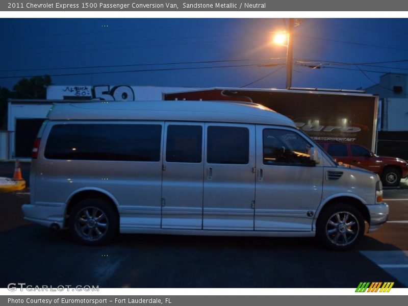 Sandstone Metallic / Neutral 2011 Chevrolet Express 1500 Passenger Conversion Van