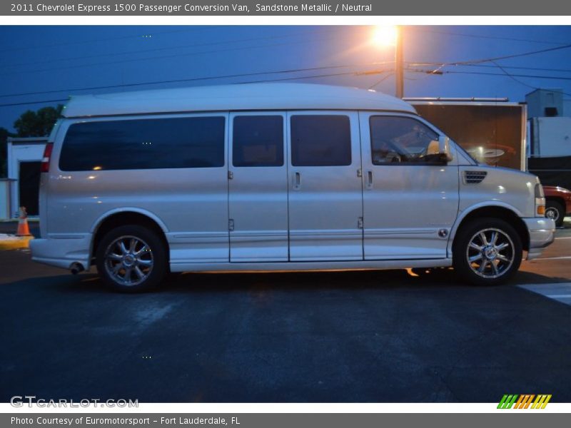 Sandstone Metallic / Neutral 2011 Chevrolet Express 1500 Passenger Conversion Van