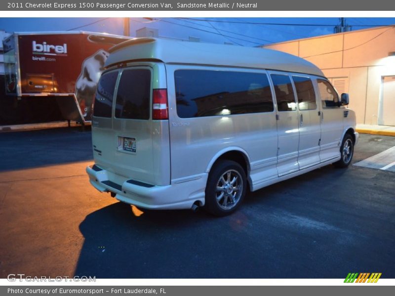 Sandstone Metallic / Neutral 2011 Chevrolet Express 1500 Passenger Conversion Van