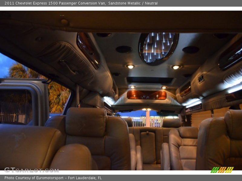 Sandstone Metallic / Neutral 2011 Chevrolet Express 1500 Passenger Conversion Van