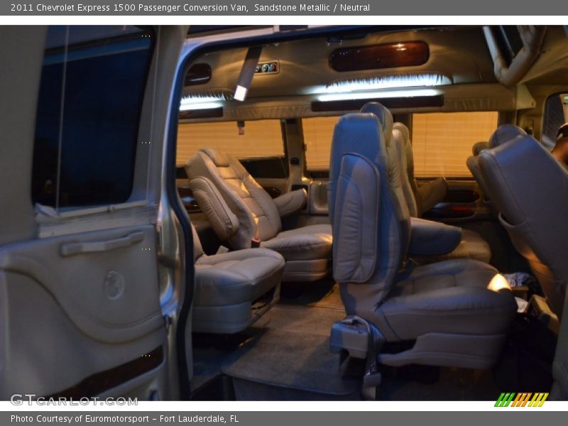 Sandstone Metallic / Neutral 2011 Chevrolet Express 1500 Passenger Conversion Van