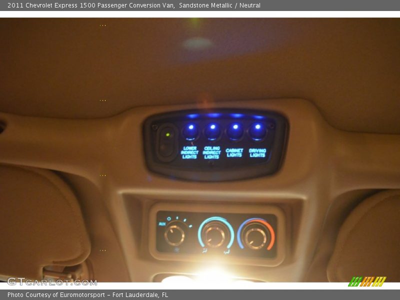 Sandstone Metallic / Neutral 2011 Chevrolet Express 1500 Passenger Conversion Van