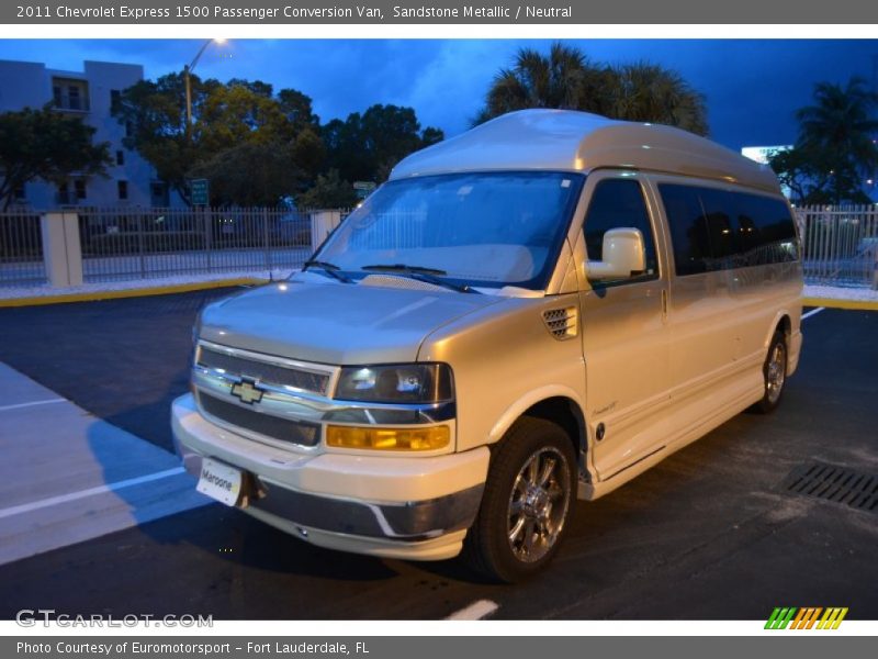 Sandstone Metallic / Neutral 2011 Chevrolet Express 1500 Passenger Conversion Van