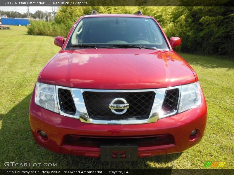 Red Brick / Graphite 2012 Nissan Pathfinder LE