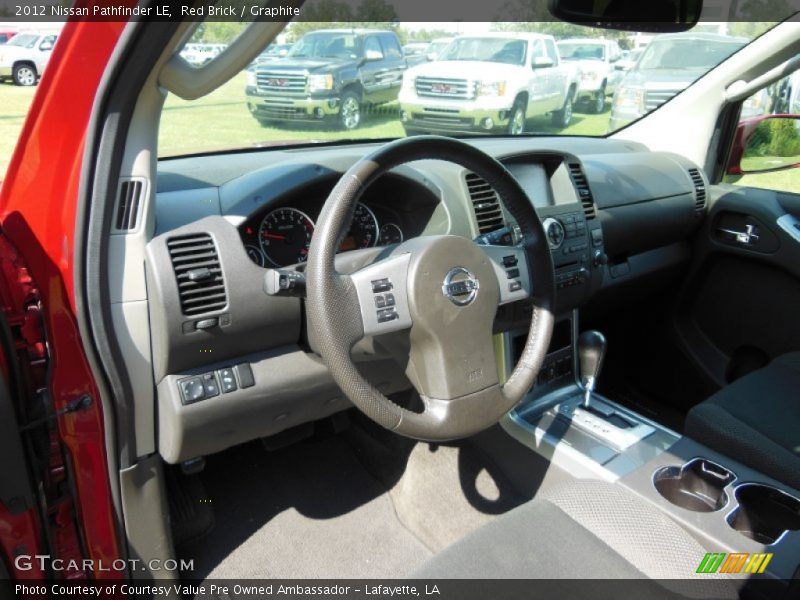 Red Brick / Graphite 2012 Nissan Pathfinder LE