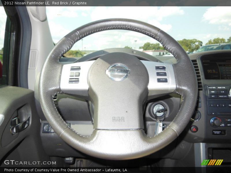 Red Brick / Graphite 2012 Nissan Pathfinder LE