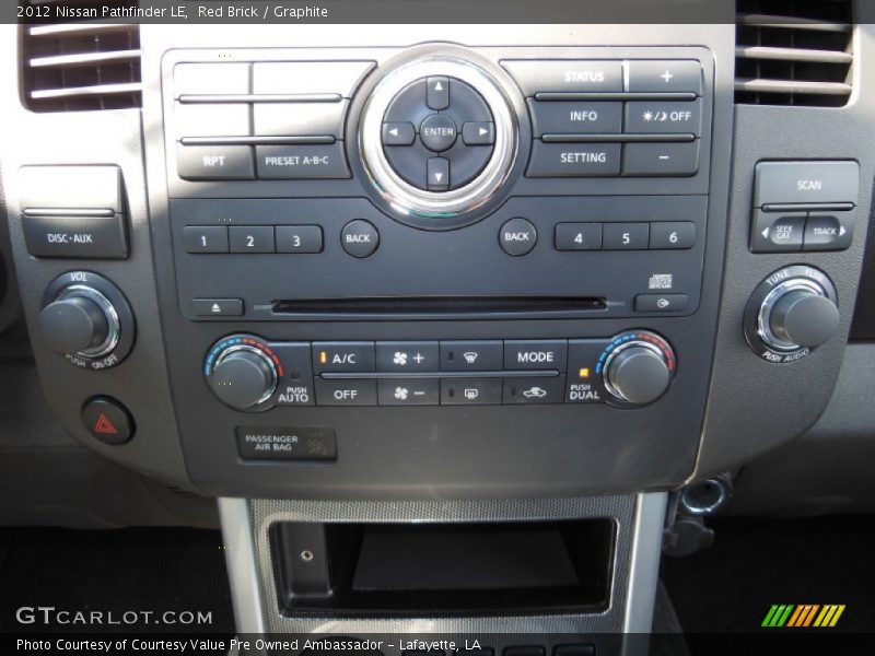 Red Brick / Graphite 2012 Nissan Pathfinder LE