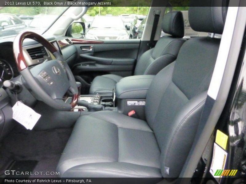 Front Seat of 2013 LX 570