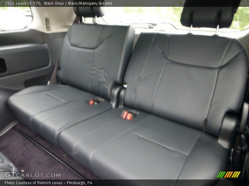 Rear Seat of 2013 LX 570