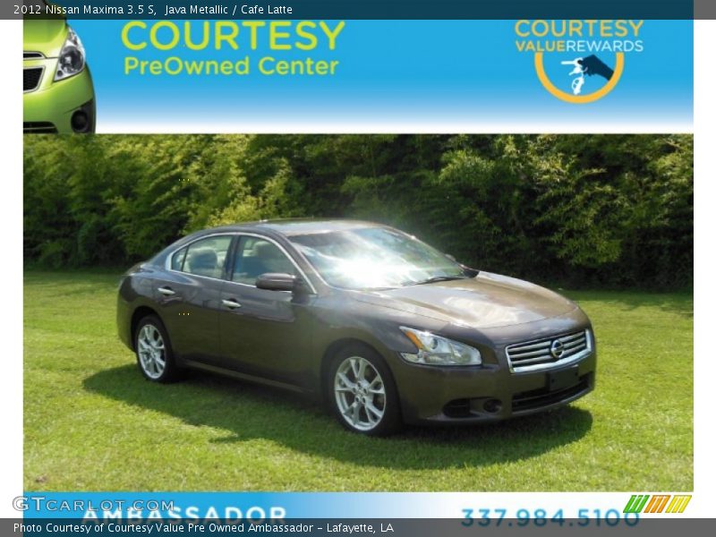 Java Metallic / Cafe Latte 2012 Nissan Maxima 3.5 S