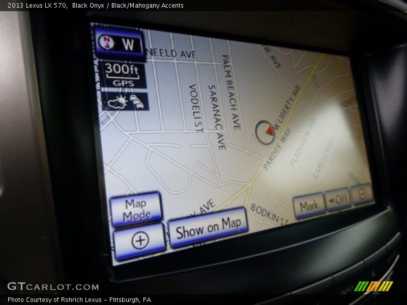 Navigation of 2013 LX 570