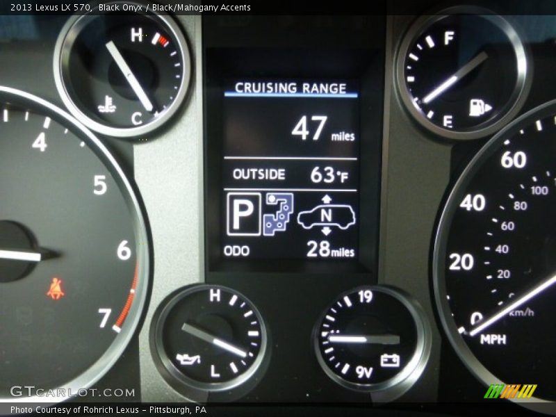  2013 LX 570 570 Gauges