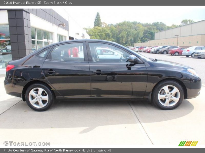 Ebony Black / Gray 2010 Hyundai Elantra SE