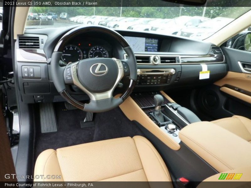 Obsidian Black / Flaxen 2013 Lexus GS 350 AWD