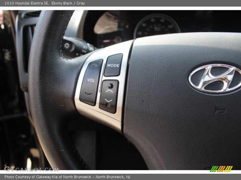 Ebony Black / Gray 2010 Hyundai Elantra SE