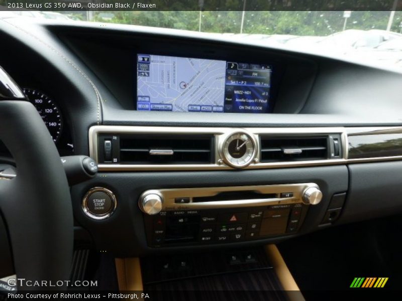 Obsidian Black / Flaxen 2013 Lexus GS 350 AWD