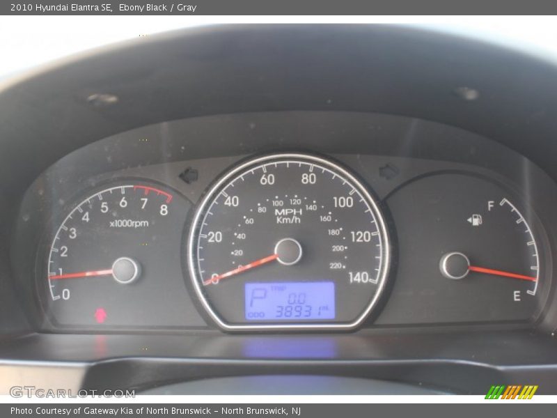  2010 Elantra SE SE Gauges