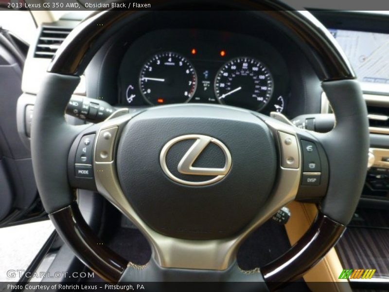 Obsidian Black / Flaxen 2013 Lexus GS 350 AWD