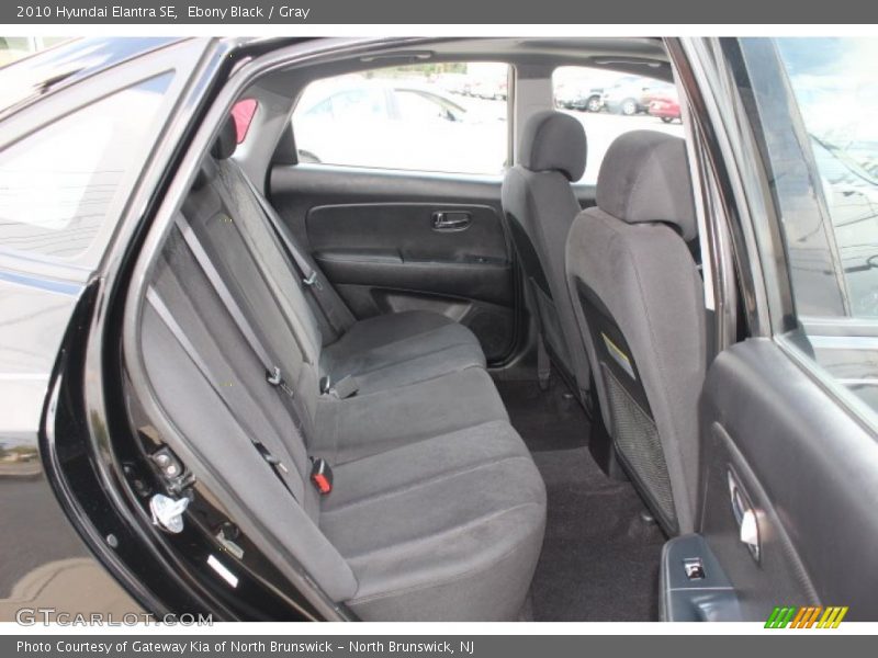Ebony Black / Gray 2010 Hyundai Elantra SE