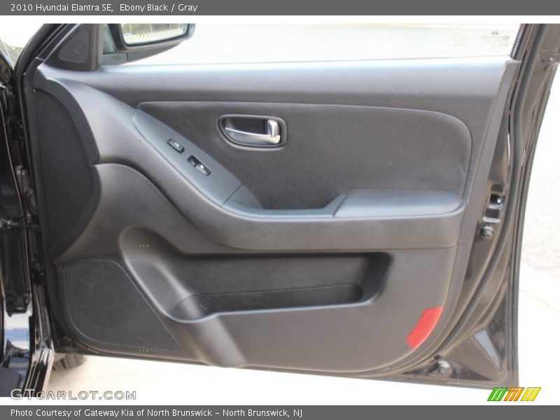Ebony Black / Gray 2010 Hyundai Elantra SE