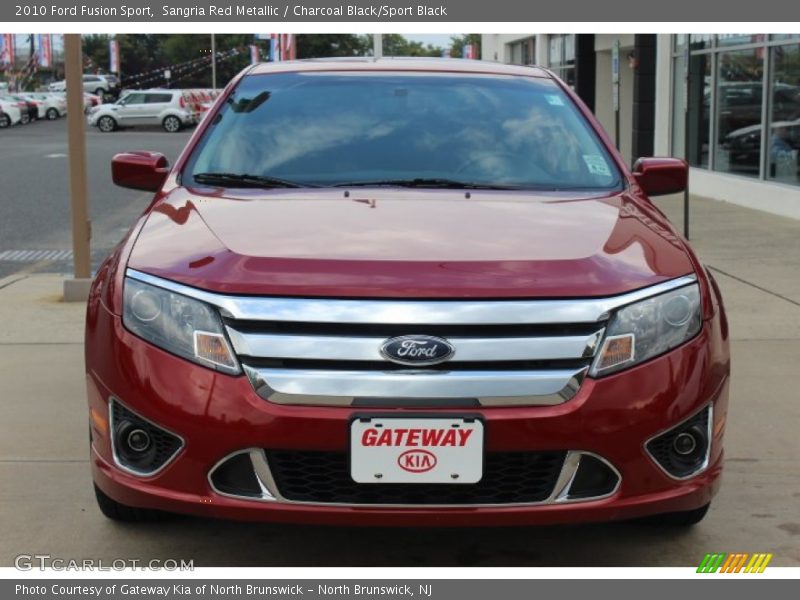 Sangria Red Metallic / Charcoal Black/Sport Black 2010 Ford Fusion Sport