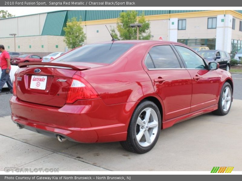 Sangria Red Metallic / Charcoal Black/Sport Black 2010 Ford Fusion Sport