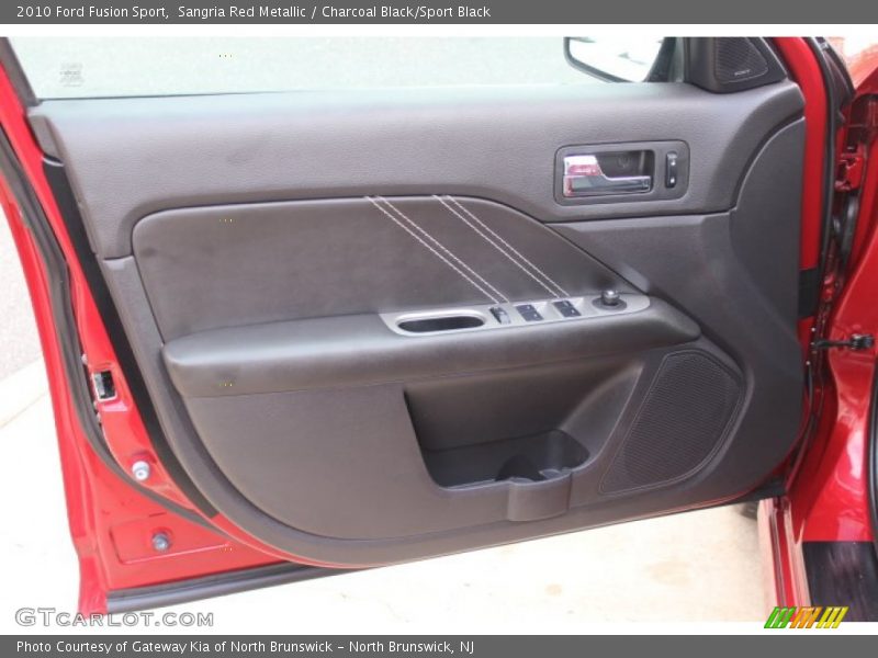 Sangria Red Metallic / Charcoal Black/Sport Black 2010 Ford Fusion Sport
