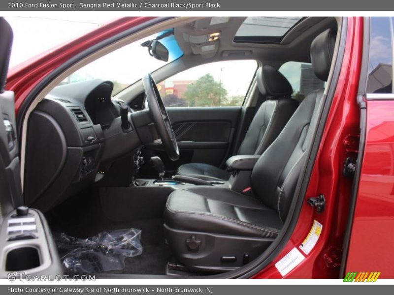Sangria Red Metallic / Charcoal Black/Sport Black 2010 Ford Fusion Sport