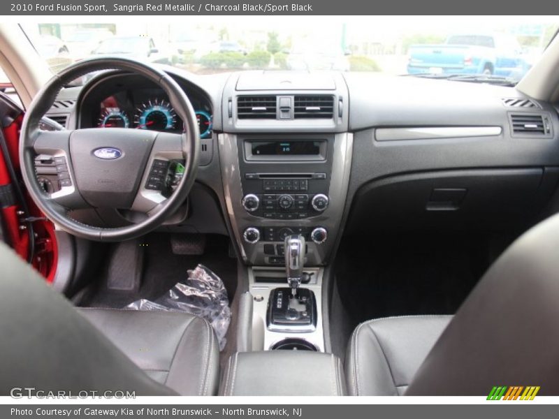 Sangria Red Metallic / Charcoal Black/Sport Black 2010 Ford Fusion Sport