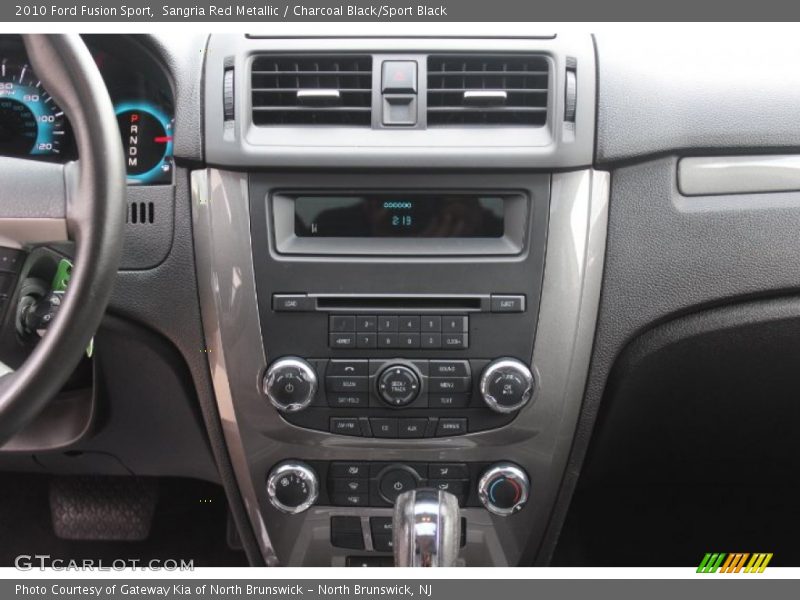 Sangria Red Metallic / Charcoal Black/Sport Black 2010 Ford Fusion Sport