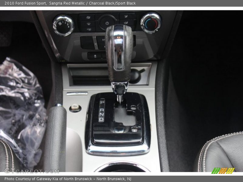 Sangria Red Metallic / Charcoal Black/Sport Black 2010 Ford Fusion Sport
