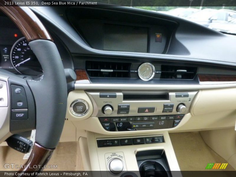Deep Sea Blue Mica / Parchment 2013 Lexus ES 350