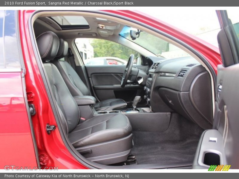 Sangria Red Metallic / Charcoal Black/Sport Black 2010 Ford Fusion Sport