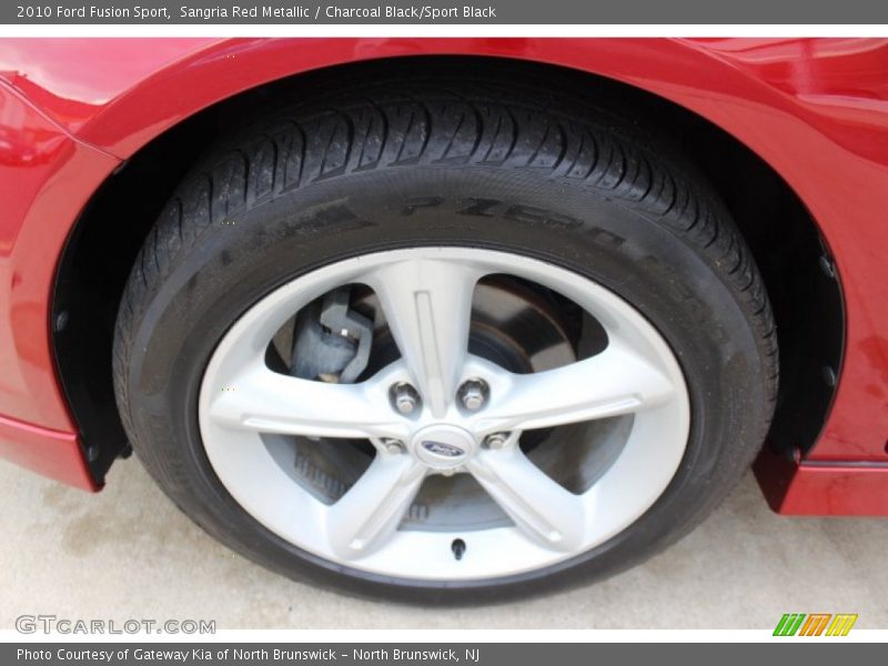Sangria Red Metallic / Charcoal Black/Sport Black 2010 Ford Fusion Sport