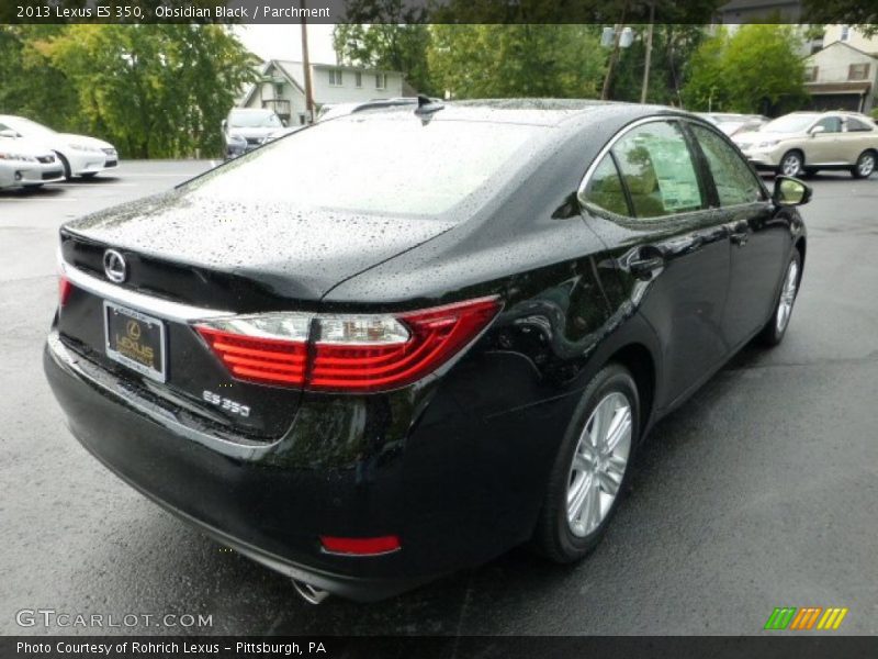 Obsidian Black / Parchment 2013 Lexus ES 350