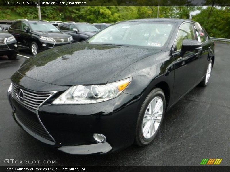 Obsidian Black / Parchment 2013 Lexus ES 350