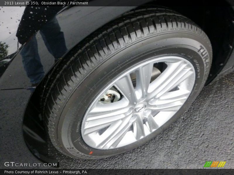 Obsidian Black / Parchment 2013 Lexus ES 350