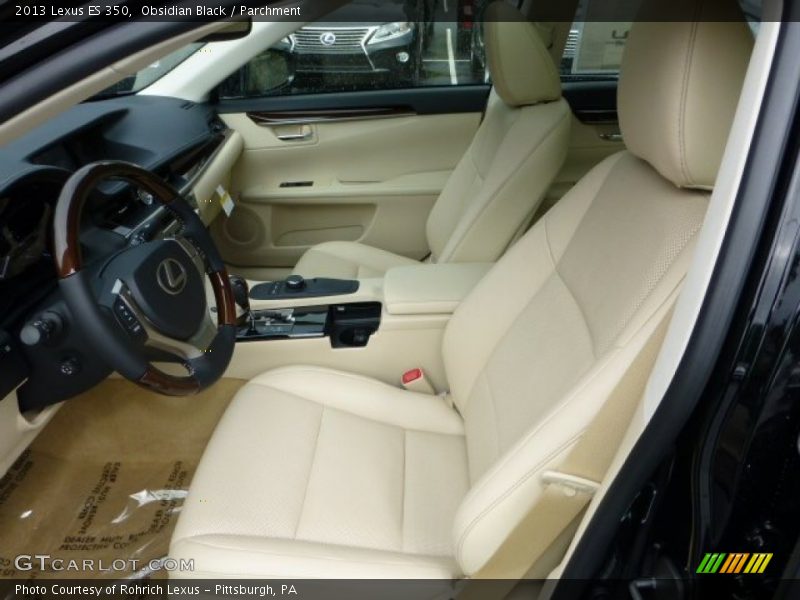 Obsidian Black / Parchment 2013 Lexus ES 350