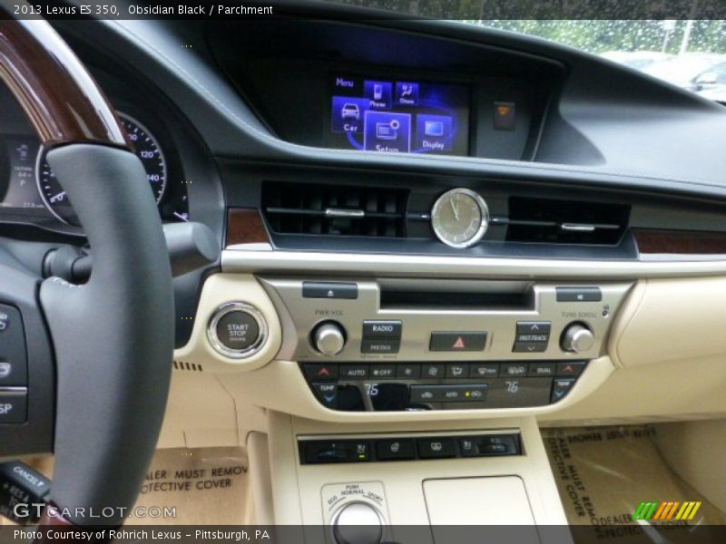 Obsidian Black / Parchment 2013 Lexus ES 350