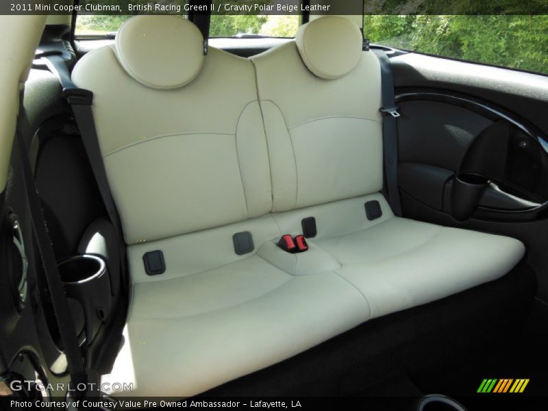 British Racing Green II / Gravity Polar Beige Leather 2011 Mini Cooper Clubman